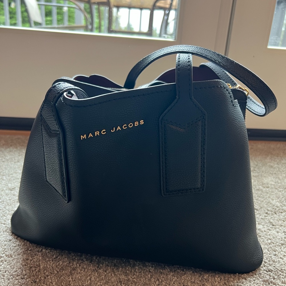 Marc Jacobs Black Leather Tote